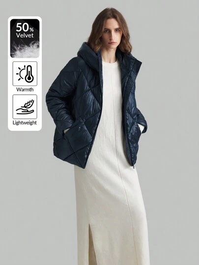 Ontre Women's White New Year's Elegant Solid Lace Patchwork Long Dress, Suitable For Banquet, Party, Celebration