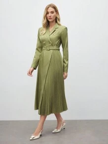 BizChic Vestido elegante de oficina para mujeres, estilo sencillo y casual para uso diario