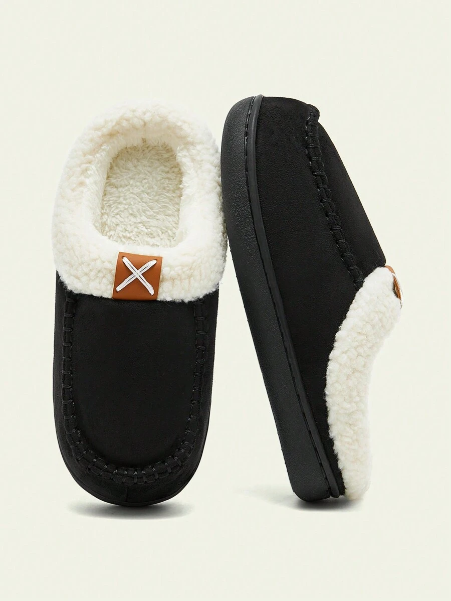 Cuccoo 女士毛绒衬里温暖舒适家居拖鞋