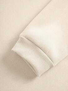 INAWLY Women's Round Neck Long Sleeve Letter Print Casual Sweatshirt