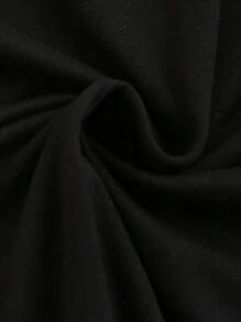 SHEIN Unity Camiseta de tirantes informal de mujer con cuello alto y manga corta en unicolor - Multicolor - Ver 5