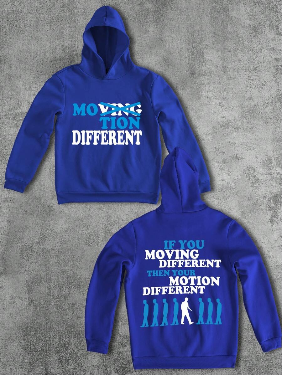 Manfinity EMRG 男士字母印花简约休闲连帽衫