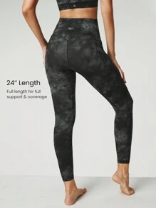 GLOWMODE 24" FeatherFit™ High-Rise Side Pocket Leggings Gym