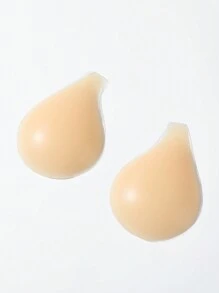 2 pares de cubrepezones de unicolor minimalistas para mujer, de uso casual diario - Beis - Ver 6