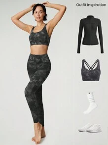 GLOWMODE 24" FeatherFit™ High-Rise Side Pocket Leggings Gym