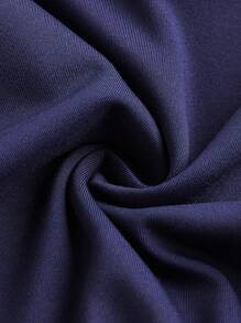 2pcs Women's Solid Color Elastic Waist Casual Sporty Pants For Everyday Wear