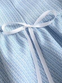 Sweetra Women's Cute Off-Shoulder Butterfly-Tie A-Line Mini Dress, Sweet & Pure, Suitable For Birthday Party, Royal Blue