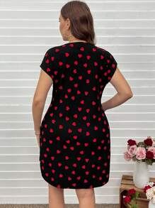 SHEIN LUNE Plus Size Sleeveless Casual Everyday Dress, Simple & Fashionable Strapless Dress New Years Dress Women Valentines Spring Clothes Summer Clothes Spring Outfits For Women Vacation Outfits Woman