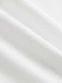 SHEIN Girlism 2 件装少女简约黑白舒适露肩防滑抹胸短款上衣