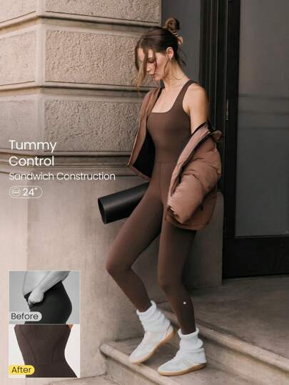 GLOWMODE 25 英寸 FeatherFit™ 收腹健身运动连体衣 夏季优雅女士款