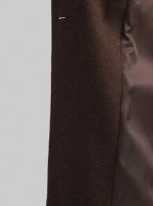 Ontre 2025 New Spring Women's Clothing Extra Long Coat, Women's Jacket, Holiday Women's Fashion Outfit, Comfortable Sophisticated Brown Maxi Coat For Tall Women, Turndown Collar Long Jacket Brown Minimalist Outerwear