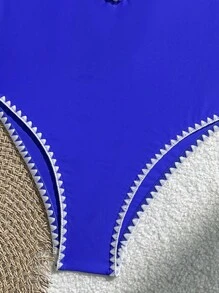 Swim Lushoire Bañador de una pieza de alta gama y moda para mujer, con recogido, push up y talla grande adelgazante y estilizador