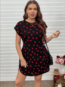 SHEIN LUNE Plus Size Sleeveless Casual Everyday Dress, Simple & Fashionable Strapless Dress New Years Dress Women Valentines Spring Clothes Summer Clothes Spring Outfits For Women Vacation Outfits Woman