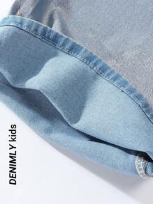SHEIN Pantalones cargo plateados metálicos de estilo ciberpunk futurista con múltiples bolsillos 3D para adolescentes chicas