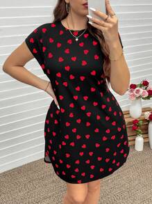 SHEIN LUNE Plus Size Sleeveless Casual Everyday Dress, Simple & Fashionable Strapless Dress New Years Dress Women Valentines Spring Clothes Summer Clothes Spring Outfits For Women Vacation Outfits Woman