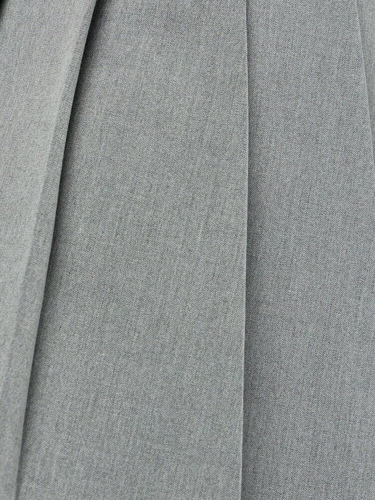SUMWON Minigonna plissettata asimmetrica in stile preppy Y2K, vita alta, con fibbia laterale, primavera, moda, abbigliamento da festa e da club