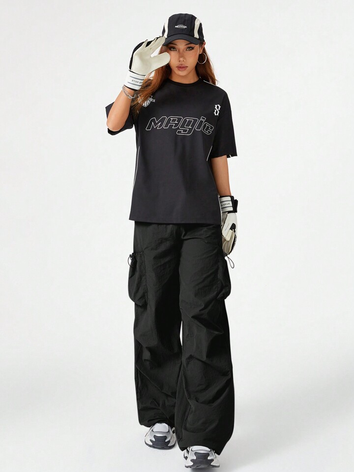 EZKATON正規品★23AW★Pigment Shirring Parachute Pants EZKATON】23FW☆ Pigment shirring parachute pants