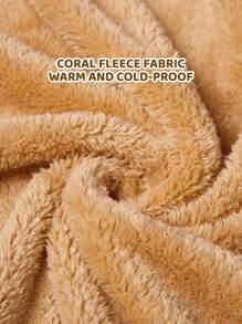 TOM & JERRY X SHEIN 嬰兒卡通珊瑚絨浴巾