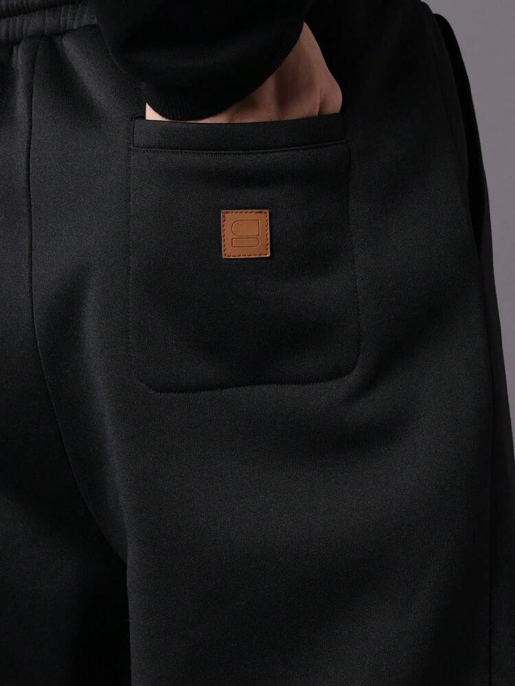 Athletic Skater Fit Sweatpants With Cuffed Ankles