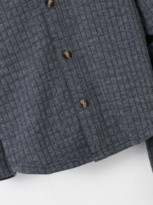 Manfinity VCAY Bộ 2 trang phục thường ngày dệt kim dành cho nam: Áo khoác dài tay có khóa kéo và quần ống đứng cạp chun, dành cho mùa thu đông - Xám - Xem 4