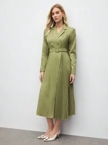 BizChic Vestido elegante de oficina para mujeres, estilo sencillo y casual para uso diario