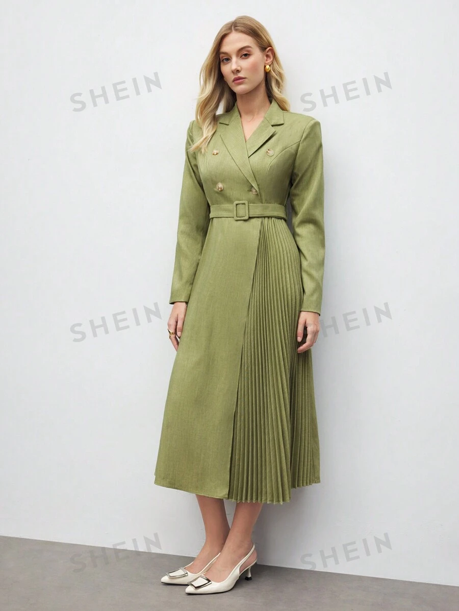BizChic Vestido elegante de oficina para mujeres, estilo sencillo y casual para uso diario