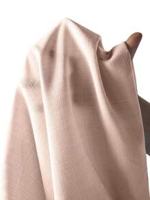 Manfinity Homme Chemise décontractée à manches longues à col simple et plissée de couleur unie pour hommes, automne