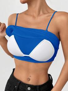 Comfortcana Minimalist Camisole For Summer - Blue - View 4