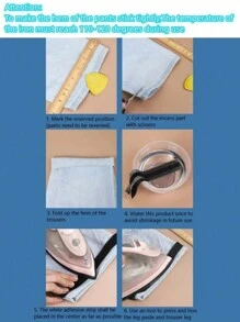1pc Iron-On Hemming Tape For Shortening Jeans, Trousers, Clothes, Skirts And Diy Sewing