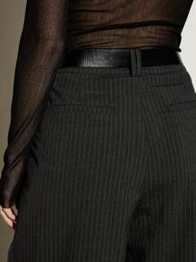 AiiRZ Belted Wide Leg Trouser