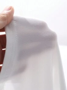 DAZY Camiseta de mujer de manga corta, cuello redondo, ajustada, de unicolor, casual, simple y de moda para uso diario en verano