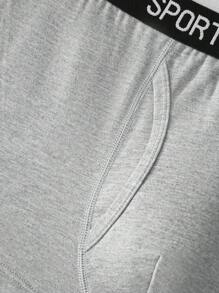 Floral Gray Casual Comfortable Boxer Briefs For Teenage Boys