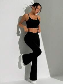 Conjunto deportivo casual y a la moda para yoga y correr