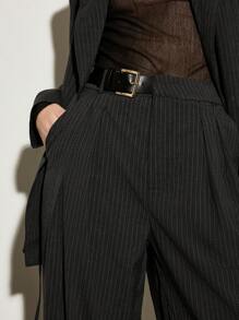 AiiRZ Belted Wide Leg Trouser