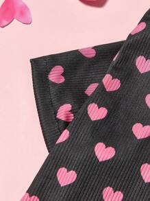 PETSIN 1 Pezzo Maglietta casual e comoda per cani a collo alto, a maglia, a forma di cuore rosa, adatta a tutti gli animali domestici, per la Festa di San Valentino - Multicolore - Visualizzare 6