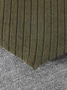 Conjunto informal de 2 piezas para niñas preadolescentes compuesto por sudadera con capucha de punto dulce y pantalón con cordón estampado camuflaje - Verde militar - Ver 7