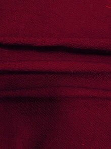 SHEIN LUNE Women Plain Minimalist Casual Flared Leg Trousers