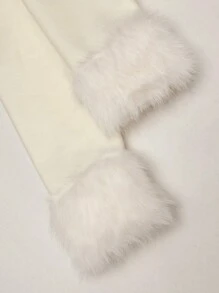 SHEIN Teen Girl Elegant Short Jacket With Bow Collar For Teenage Girls