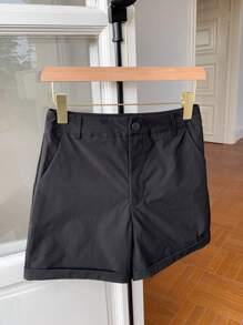 Comfortcana 女士口袋短褲 - 黑色 - 查看 4