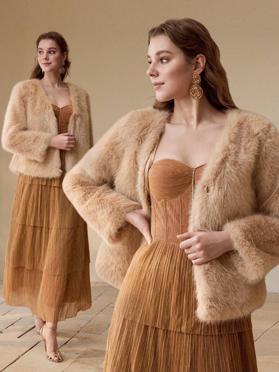 MOTF PREMIUM WOMEN FLUFFY COATS