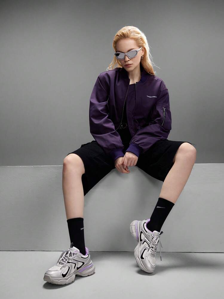 Zapatillas deportivas gruesas plateadas para mujer, versátiles con suela antideslizante para el verano 2024, zapatos para correr transpirables y ligeros con elevación