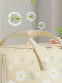 1 件装无纺布洋甘菊衣物大容量收纳袋，用于搬家、打包和整理被子、旅行和家居装饰节日装饰房间装饰家居装饰 - 彩色 - 查看 5