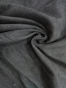 EMERY ROSE 拉鏈開襟背帶洋裝不帶T恤 - 黑色 - 查看 8