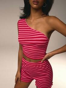 Athîral 情人节女士两件套，简约时尚休闲日常上衣和短裤