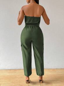 VaVaBold Mono de mujer de unicolor tipo bandeau, uso diario simple y casual