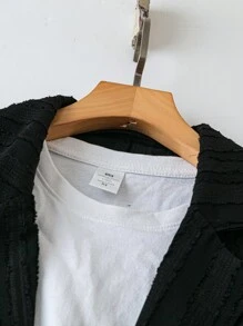 Flirla New Mature Textured Feel Long Sleeve Casual Loose Blazer Jacket For Women