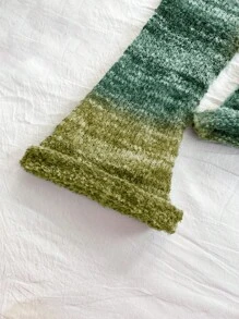 Soleia Women's Holiday Colorful Striped Flared Sleeve Knit Pullover, Fashionable And Warm - Multicolor - View 4