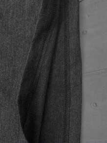 Inoviana Kích thước lớn Đầy sao In Lỏng lẻo Áo thun - Xám - Xem 4