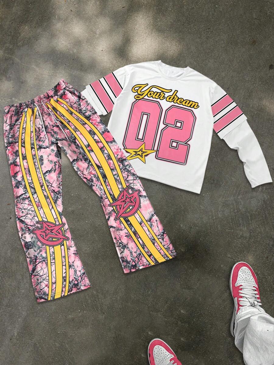 Manfinity EMRG Men's T-Shirt Set, Casual & Stylish For Everyday Wear