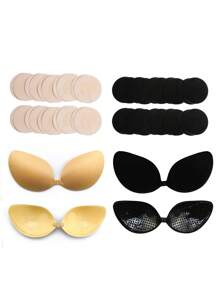 Women's Bust Pads & Anti-Chafing Stick, Sweat Absorbing, Minimalist & Fashionable For Casual Everyday Wear - Multicolor - View 1